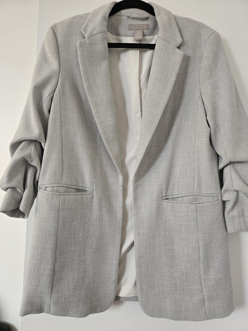 H&M Light Gray Women's Blazer Jacket